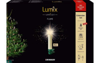 Lumix LED Baumkerze SuperLight Flame, Elfenbein, 6er-Set