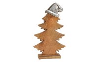 G. Wurm Weihnachtsfigur Tannenbaum Nature/Silber, 45 cm