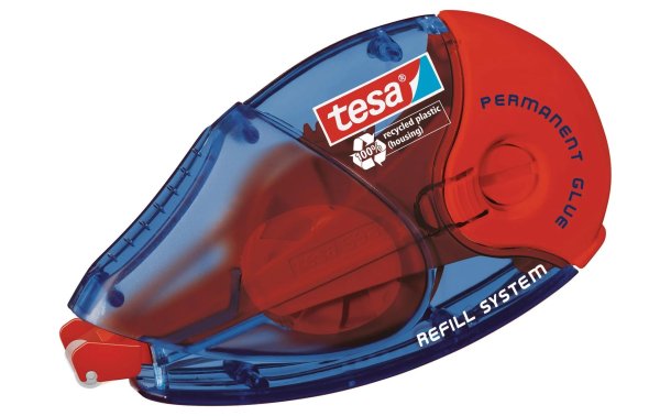 tesa Kleberoller ecoLogo Permanent 1 Stück, Rot