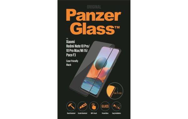 Panzerglass Displayschutz Case Friendly AB Poco X3/Redmi Note 10 Pro Max