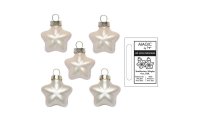 INGES CHRISTMAS DECOR Sterne Champagne 4 cm 8 Stück