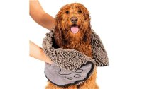 Dogs smarter by design Handtuch Dirty Dog Shammy Towel Grau