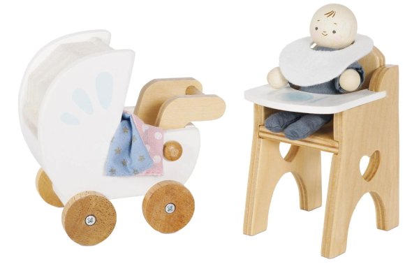 LE TOY VAN Puppenhausmöbel Baby Set