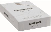 Sambonet Espressolöffel Rock 6 Stück, Schwarz glanz/Metall/Silber