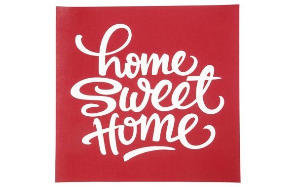 Creativ Company Schablonen Siebdruck Home Sweet, 1 Stück