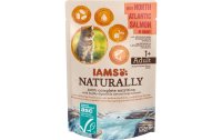 Iams Nassfutter Naturally Adult Lachs 85g in Sauce