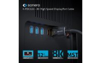 sonero Kabel 8K Displayport 1.4 Stecker <-> Stecker, 8K/60Hz, 3 m