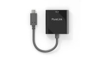 PureLink Adapter IS191 USB Type-C - DVI-I, Schwarz