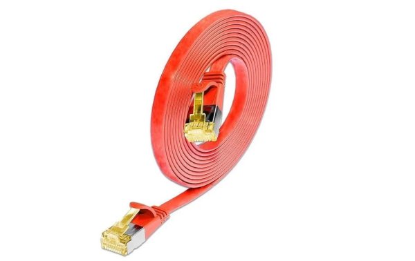 SLIM Slimpatchkabel  Cat 6A, U/FTP, 2 m, Rot