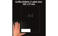 Avery Zweckform Universal-Etiketten 3484 105 x 37 mm, 100 Blatt