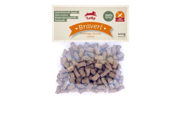 Leiky Snack Braverl Lamm, 100 g