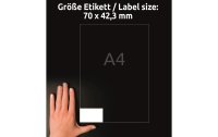Avery Zweckform Universal-Etiketten 3652 70 x 42.3 mm, 220 Blatt
