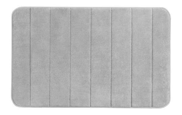 Wenko Badteppich Memory Foam 50 x 80 cm, Grau