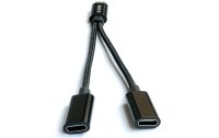 Alldock USB-Kabel Spliter USB C - USB C 0.12 m