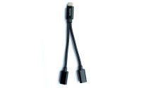 Alldock USB-Kabel Spliter USB C - USB C 0.12 m