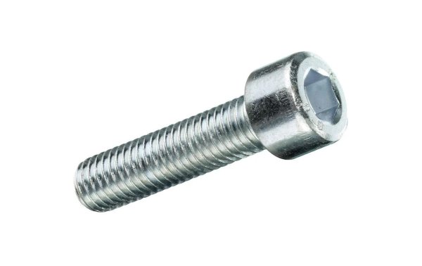 Krafter Metrische Schrauben Zylinderkopf 6 x 30 mm Stahl, 8 Stück