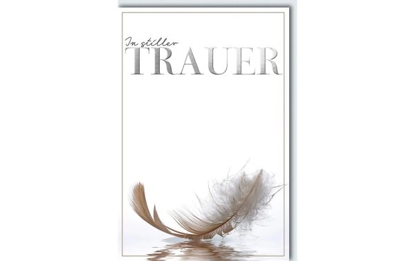 Braun + Company Trauerkarte 11.5 x 17 cm,  inkl. Couvert