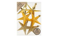 INGES CHRISTMAS DECOR Sterne Gold 10 cm 6 Stück