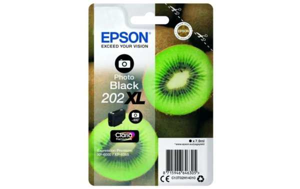 Epson Tinte 202 XL / C13T02H14010 Photo Black
