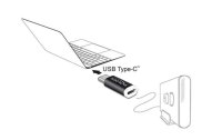 Delock USB 2.0 Adapter USB-MicroB Buchse - USB-C Stecker
