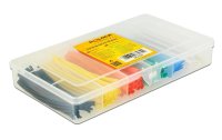 Delock Schrumpfschlauch 100-teilig Sortimentsbox, Mehrfarbig