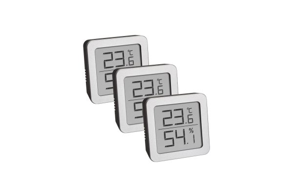 TFA Dostmann Thermo-/Hygrometer Digital 3er-Set