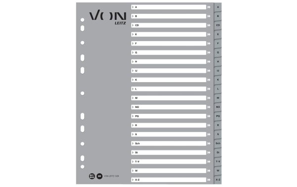 VON Register A4, A-Z