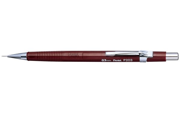 pentel Minenbleistift Sharp HB, 0.3 mm, Braun