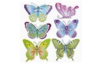 HobbyFun 3D-Sticker Schmetterling 1 Blatt