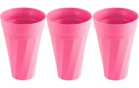 Frats Trinkbecher 300 ml, 3 Stück, Pink