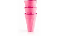 Frats Trinkbecher 300 ml, 3 Stück, Pink