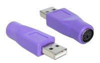 Delock USB 2.0 Adapter USB-A Stecker - PS/2