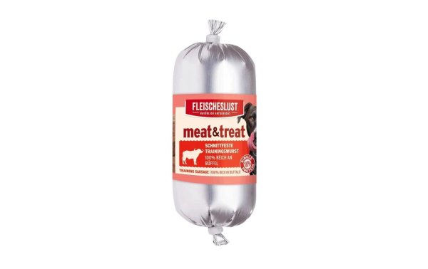 Fleischeslust Leckerli Meat & Treat Singleshot Büffel, 80 g