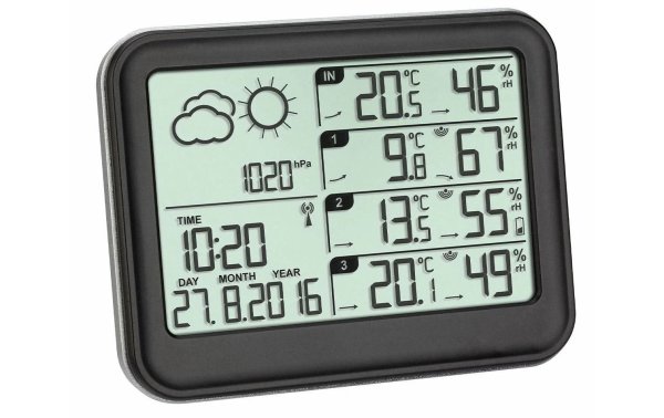 TFA Dostmann Wetterstation mit 3 Sendern View