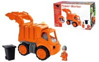 Big Power-Worker Müllwagen + Figur