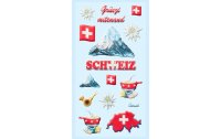 HobbyFun Motivsticker Schweiz 1 Blatt