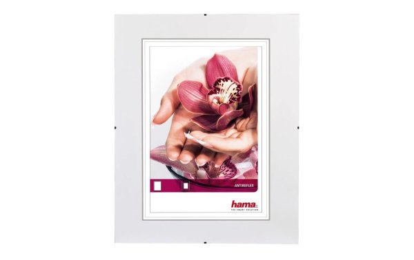 Hama Bilderrahmen Clip-Fix Transparent, 10 x 15 cm