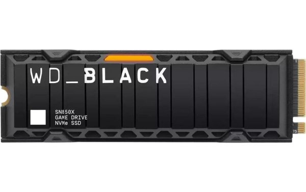 WD Black SSD SN850X Gaming Heatsink M.2 2280 NVMe 1000 GB