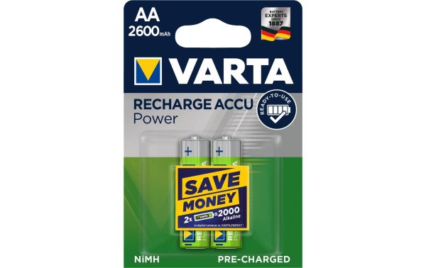 Varta Akku 2x AA 2600 mAh  2600 mAh