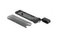 Delock Externes Gehäuse USB-C, NVME&SATA M.2,...