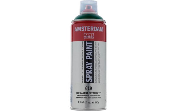 Amsterdam Acrylspray  619 Grün dunkell deck, 400 ml