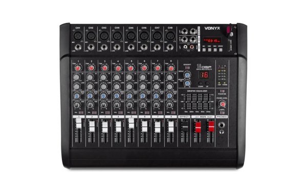 Vonyx Mischpult AM8A Powermixer