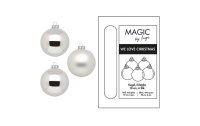 INGES CHRISTMAS DECOR Weihnachtskugel Frosty Silver...