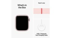 Apple Watch Series 9 41 mm Alu Pink Loop Hellrosa