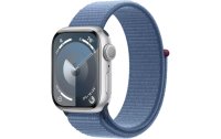 Apple Watch Series 9 41 mm Alu Silber Loop Winterblau
