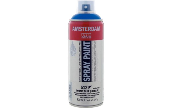 Amsterdam Acrylspray  512 Kobaltblau halbdeckend, 400 ml