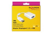 Delock Adapter Displayport - VGA Weiss