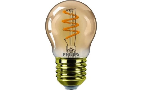 Philips Professional Lampe MAS VLE LEDLuster DT 2.6-15W E27 GOLD P45 SP G