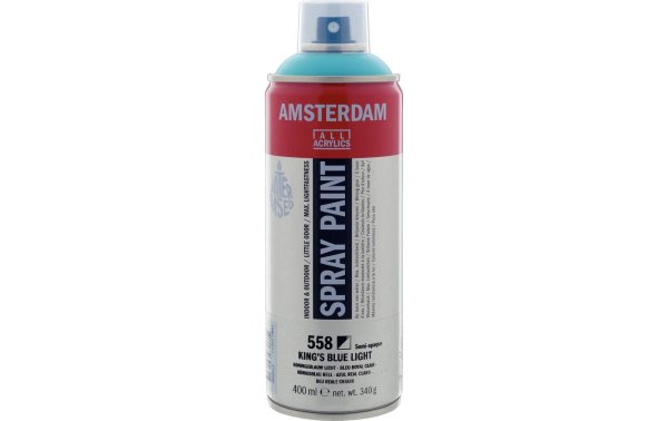 Amsterdam Acrylspray  558 Königsblau hell halbdeckend, 400 ml
