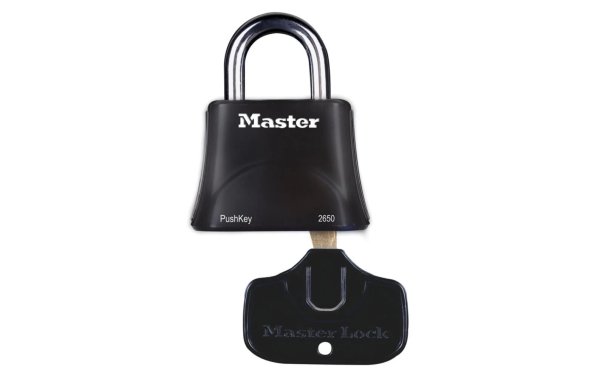 Masterlock Vorhängeschloss PushKey Schwarz